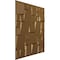 Ekena Millwork 19 5/8in. W x 19 5/8in. H Modern Square EnduraWall Decorative 3D Wall Panel Covers 2.67 Sq. Ft. WP20X20MSCGH - alternate 6